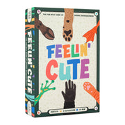 Feelin Cute board game box showing colorful animal paws and feet design