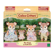 Calico Critters Deer Family set with four figures in original packaging