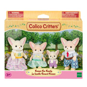 Calico Critters Fennec Fox Family set with four figures in original packaging