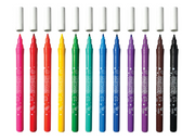 OOLY Yummy Yummy fruit scented markers set of 12 with white caps removed
