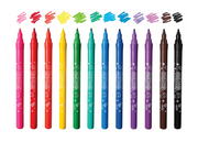 OOLY Yummy Yummy fruit scented markers set of 13 colors with color swatches above
