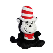 Aurora World Palm Pal Cat in the Hat plush toy with red striped hat