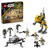 LEGO Star Wars Clone Troopers Battle Pack with yellow walker and minifigures