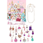 Great Pretenders Candy Cane Manor Holiday Advent Calendar with jewelry charms and necklace