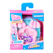 Real Littles miniature backpack toy with axolotl theme and working stationery accessories in packaging