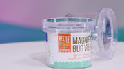 Clear plastic Beetle & Bee Magnifying Bug Viewer container with colorful label and lid