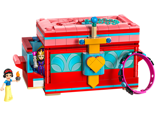 LEGO Disney Snow White jewelry box building set with minifigures and accessories