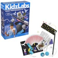 KidzLabs Egyptian Tomb Dig kit showing box packaging and kit contents including cards and tools