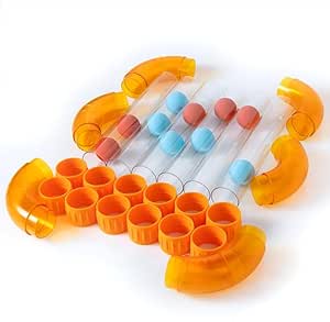 Orange Air Toobz expansion pack with curved tubes and colorful connecting pieces