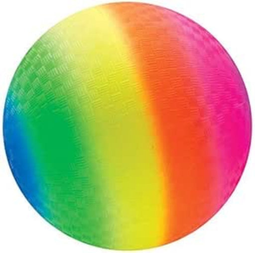 Colorful rainbow gradient ball with vibrant colors from green to pink