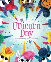Unicorn Day children's book cover by Diana Murray illustrated by Luke Flowers