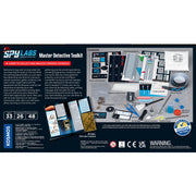 Spy Labs Master Detective Toolkit packaging showing contents and educational materials