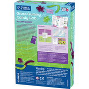 Thames & Kosmos Gross Gummy Candy Lab science kit box showing contents and experiments
