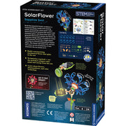 Thames & Kosmos SolarFlower Sapphire Swirl STEM experiment kit packaging showing blue motorized flower