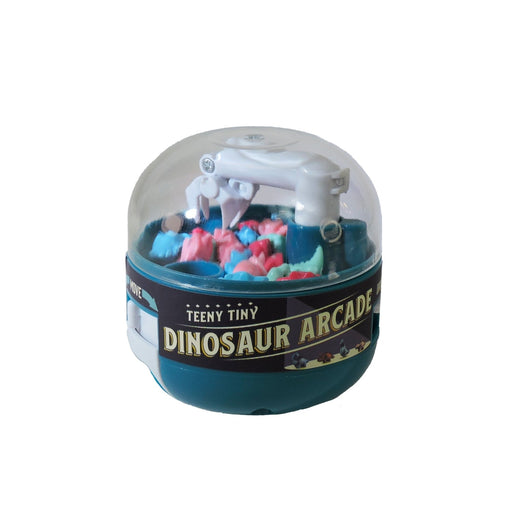 Teeny Tiny Dinosaur Arcade toy with clear dome and white claw mechanism
