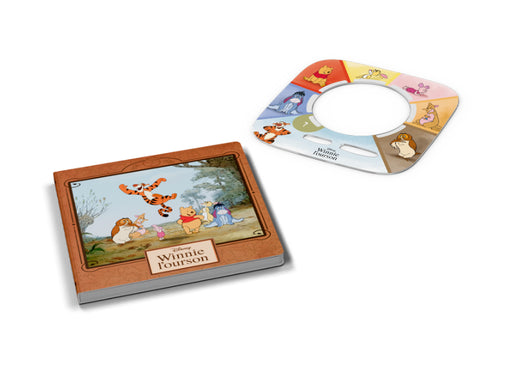 TonieBox 2 Play Set with Winnie the Pooh tablet and character wheel on white background