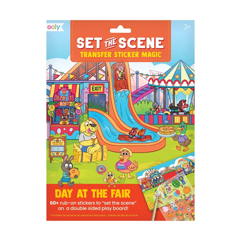 OOLY Set the Scene Transfer Sticker Magic Day at Fair activity book packaging