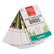 ToySmith Beetle & Bee Garden Kids Guide to Birds fan deck with colorful bird cards