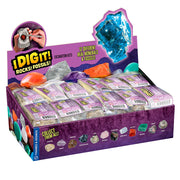 Thames & Kosmos I Dig It Rocks & Fossils excavation kit display box with mineral samples