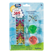 ToySmith Jumbo Jax Set package with colorful metal jax and two balls