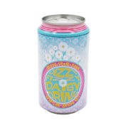 Colorful soda can shaped flower grow kit with daisy design and polka dots