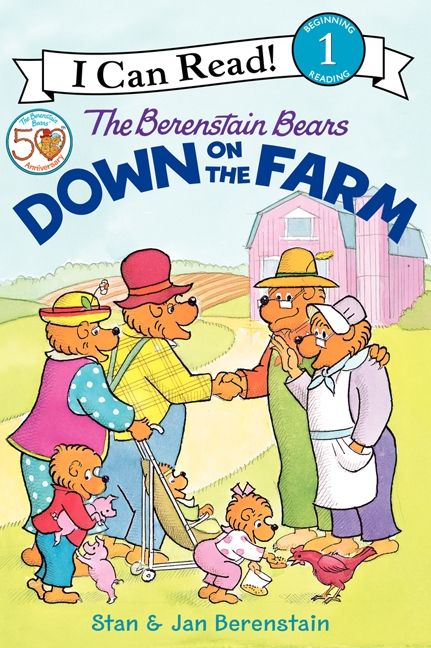 Berenstain Bears Down on the Farm I Can Read Level 1 book cover