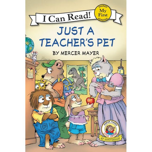 I Can Read book cover Just a Teacher's Pet by Mercer Mayer featuring Little Critter characters