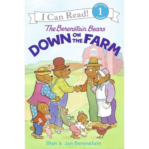 The Berenstain Bears Down on the Farm I Can Read Level 1 book cover