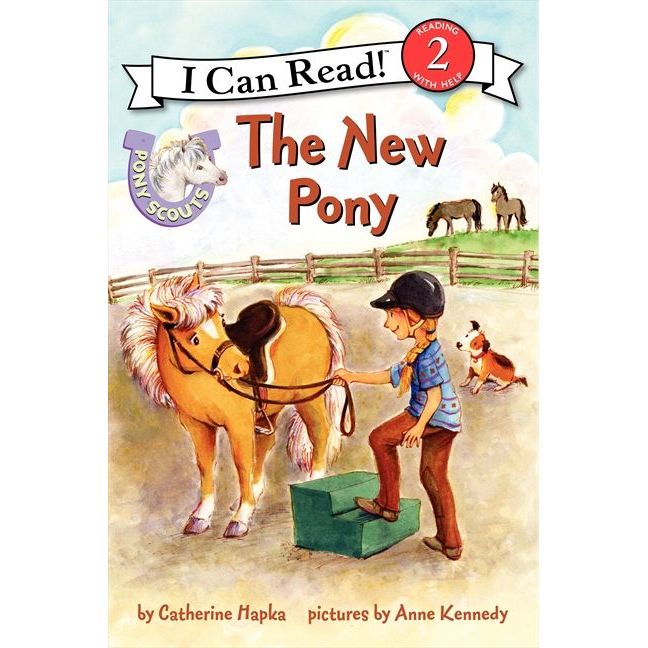 I Can Read Level 2 book cover The New Pony showing child with pony