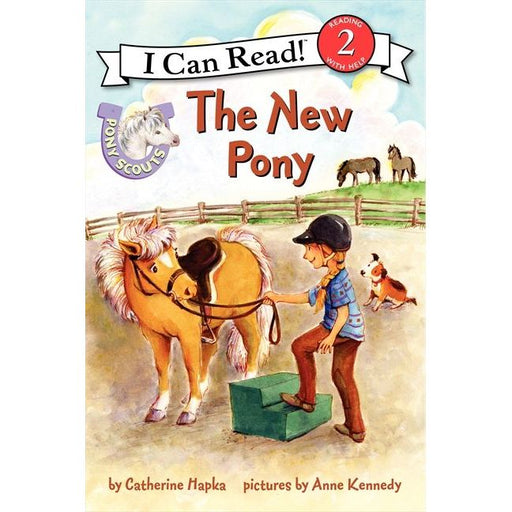 I Can Read Level 2 book cover The New Pony showing child with pony