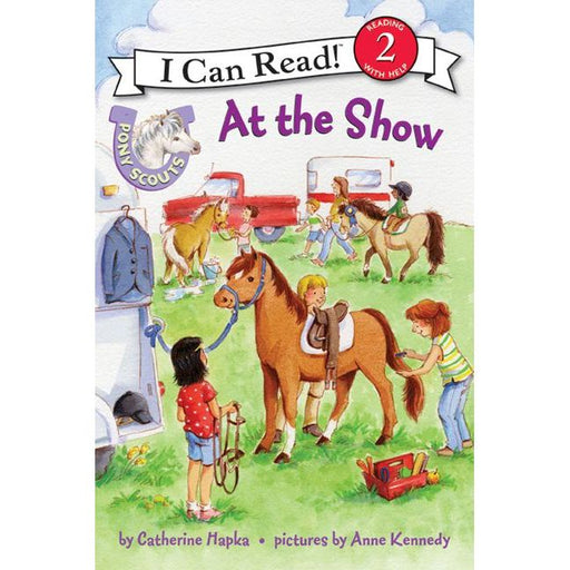 Pony Scouts At the Show I Can Read book cover with children and ponies