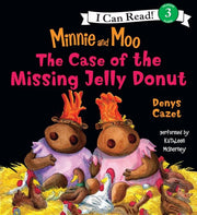 I Can Read Level 3 book cover featuring Minnie and Moo cows with chickens