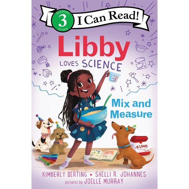Libby Loves Science Mix and Measure I Can Read Level 3 children's book cover