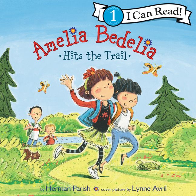 Amelia Bedelia Hits the Trail I Can Read Level 1 book cover illustration