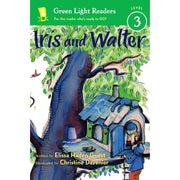 Iris and Walter Level 3 Green Light Readers book cover with illustration of children