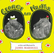 George and Martha children's book cover by James Marshall featuring two hippo characters