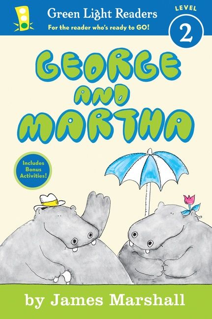 George and Martha Level 2 Green Light Reader book cover by James Marshall