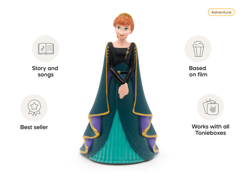 Tonie Disney Frozen 2 Anna figurine with coronation dress and product features