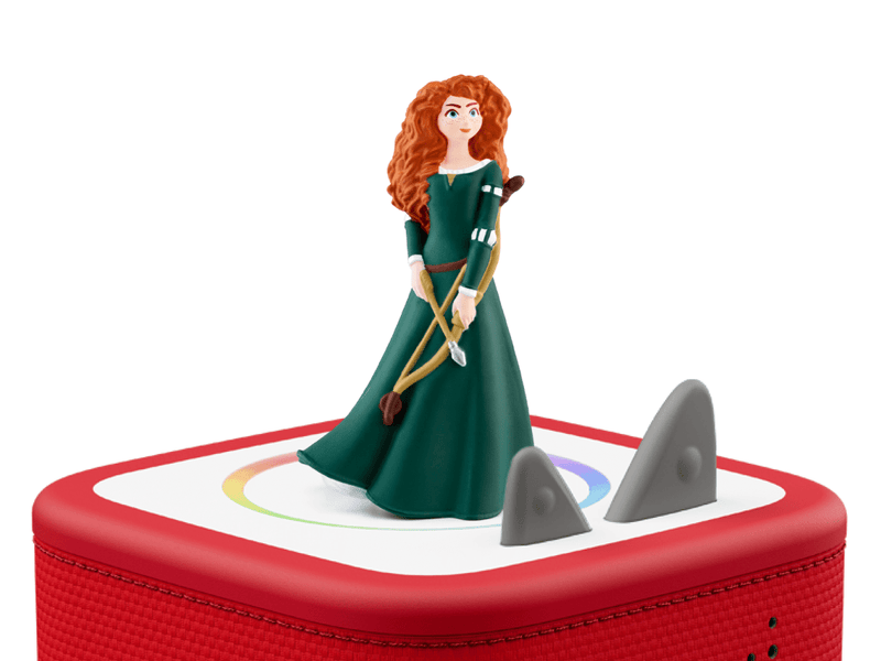 Tonie Disney Brave figurine with Merida character on red Toniebox speaker base