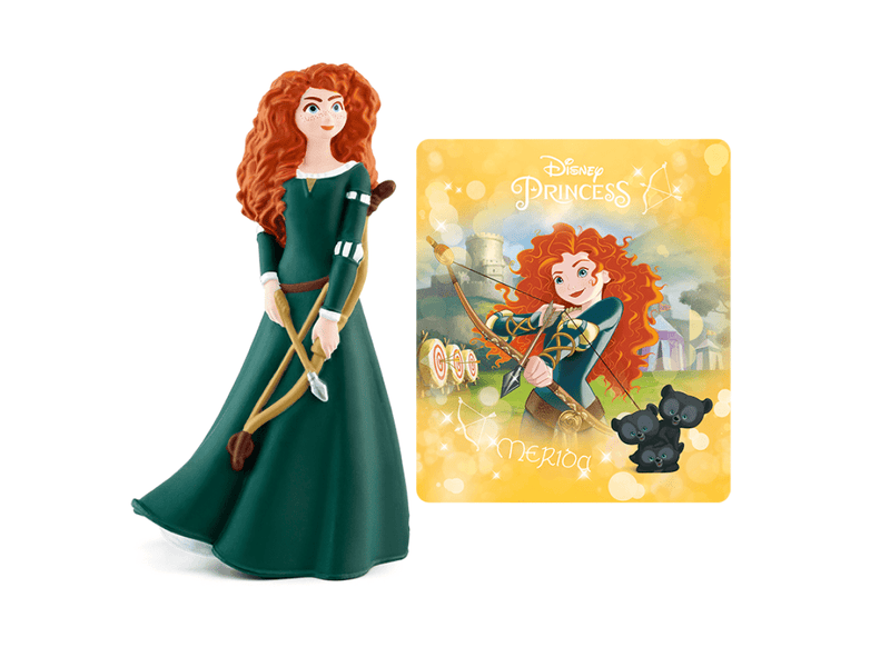 Tonie Disney Brave figurine with Merida character and collectible card on white background