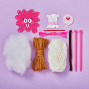Bright Stripes Toast-n-Jammy yarn tools felt pieces and instructions