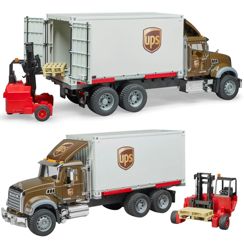 MACK Granite UPS Logistics Truck & Forklift