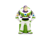 Buzz Lightyear Tonie figure in white and green space ranger suit on neutral background