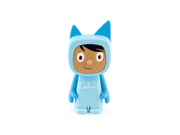 Blue Creative Tonie figurine with cat ears and calm text on chest