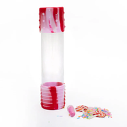 Jellystone DIY Calm Down Bottle Limited Edition Candy Land with pink swirl design on a white background.