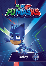 PJ Masks Catboy Tonie character figure promotional image with blue superhero costume