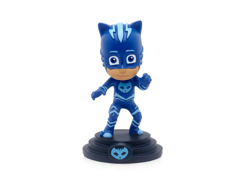 Blue PJ Masks Catboy Tonie figure on dark circular base against white background