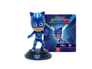 Blue Catboy Tonie figure from PJ Masks standing on black base with character card