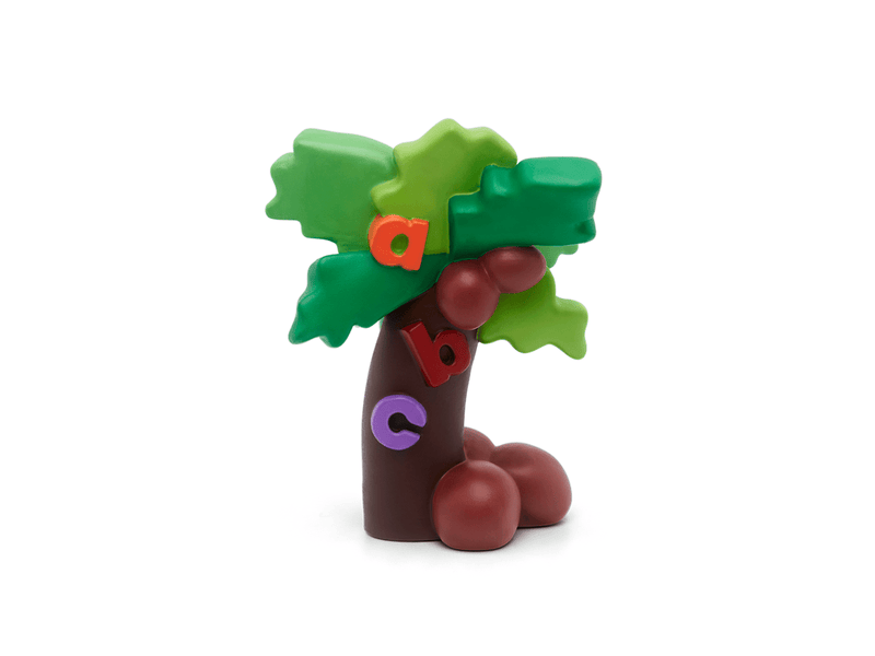 Chicka Chicka Boom Boom Tonie figure with tree design and colorful letters