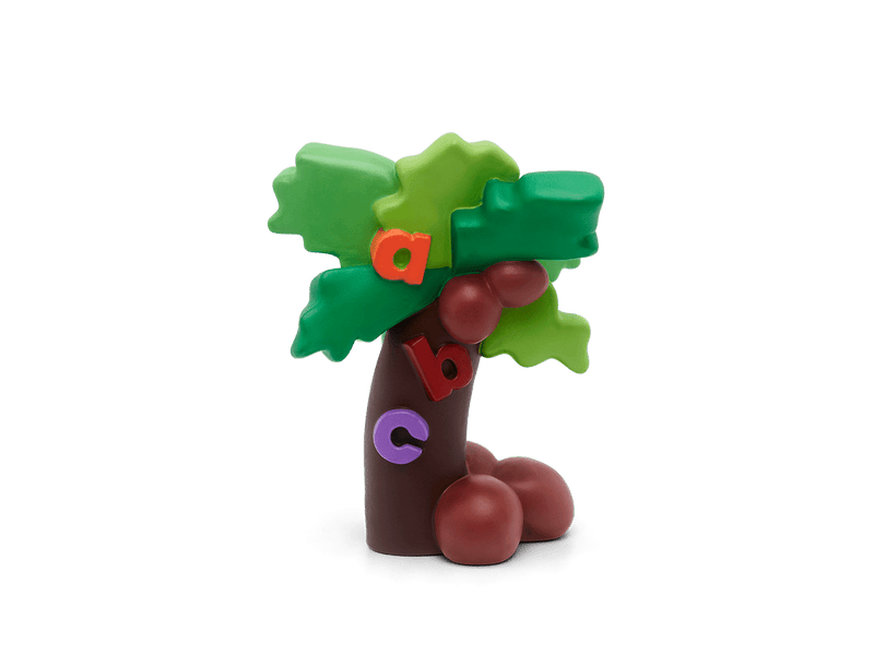 Chicka Chicka Boom Boom Tonie figurine with tree design and colorful letters